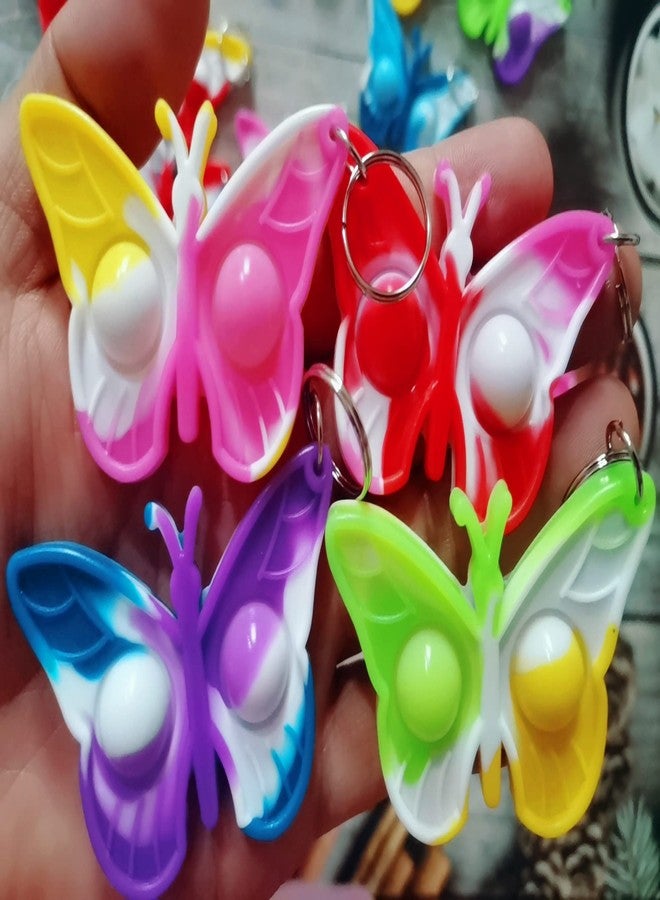 PSDFH 30 Packs Butterfly Funny Small Summer Gifts Unique Mini Item Assorted fidgets Toys for Kids Children Students Gifts from Classroom Teacher,Birthday Party Bubble Favors Supplies - Image 3